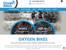 Tablet Screenshot of oxygenbikes.co.uk